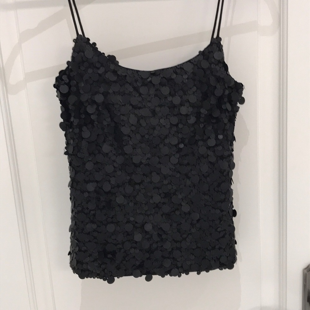 Citrine Tank Top with sequins